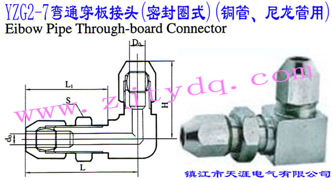 YZG2-7ͨ^(ܷȦʽ)(~)Elbow Pipe Through-board Connector